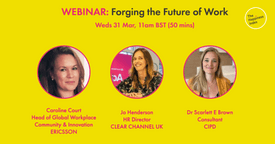 Navigating and forging the future of work - Webinar banner