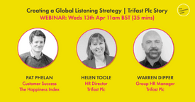 Creating a Global Listening Strategy: Trifast Plc Story webinar banner
