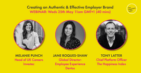 Creating an authentic and effective employer brand - Webinar banner