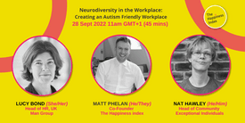 Neurodiversity: Creating an autism friendly workplace - webinar banner