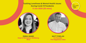 Tackling loneliness and mental health issues during Covid-19 - Webinar banner