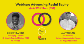 Advancing racial equity - Webinar banner