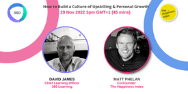 How to build a culture of upskilling and personal growth webinar banner